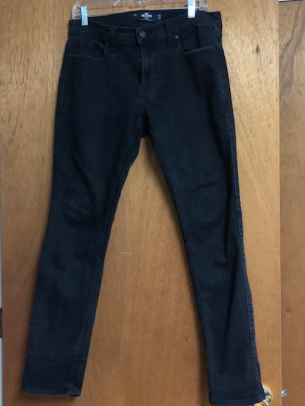 Hollister Men’s Skinny Jeans Advanced Stretch 31W x 32L Black